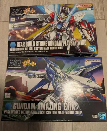 HG 스타 빌드 스트라이크 건담 플라 스키 윙 어메이징 엑시아