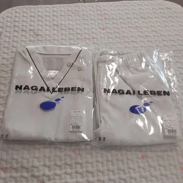 NAGAI LEBEN 흰 옷 L 사이즈 화이트 간호사복 스크럽 간호사