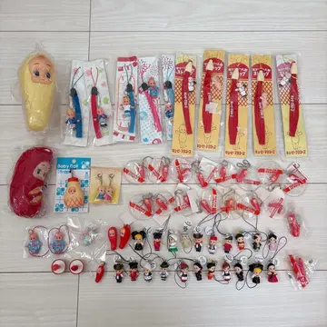 [ 묶음 판매 ] 큐피 스트랩 세트 헤이세이 레트로