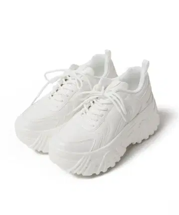 화이트 플랫폼 스니커즈