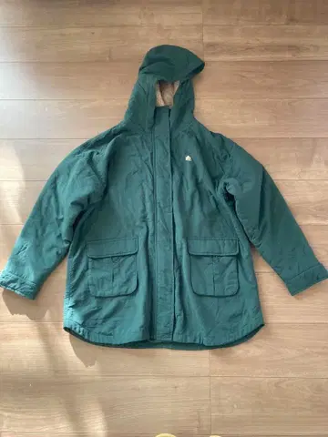 LOGOS Park 후드 부착 마운틴 파카 L 사이즈 다크 그린