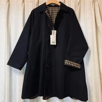 [택 포함 새상품] TICCA x BEAMS 별주 리버서블 스텐카라 코트