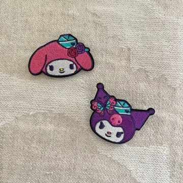 ANNA SUI 마이멜로디 쿠로미 자수 브로치