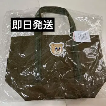 미개봉 올드 테디 와펜 토트백 다크 그린 카키