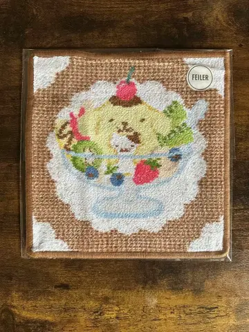 새상품 미개봉 FEILER 페이러 폼폼푸딩 타월 손수건