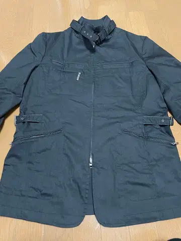 블랙 밀리터리 스타일 자켓