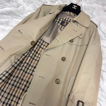 12LA01_새상품급 DAKS 트렌치코트 벨트 라이너 포함 M사이즈 상당