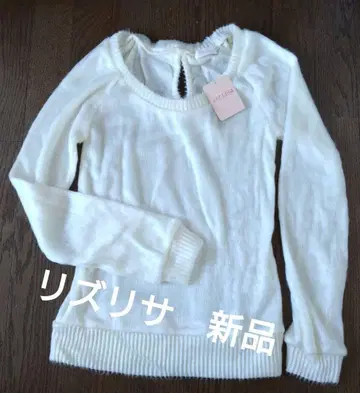 미사용 새상품 LIZ LISA 화이트 니트 긴팔