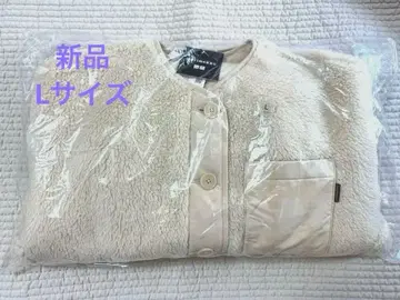 [ 새상품 ] 유니클로 마리메꼬 플리스 가디건 내추럴 L