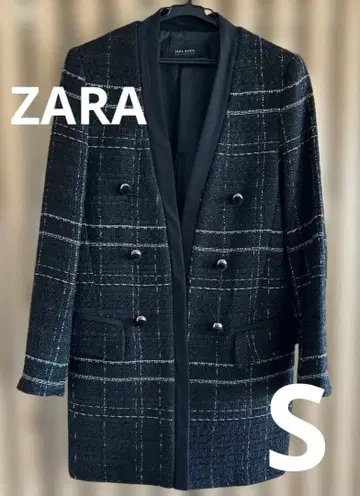ZARA 트위드 테일러드 자켓 S