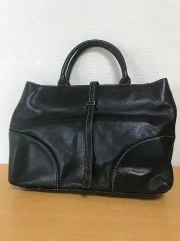 토트백 블랙 가죽 비즈니스 취업활동