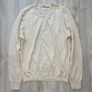[ 새상품급 ] SLOANE 니트 스웨터 아이보리 1 S 크루넥 일본제