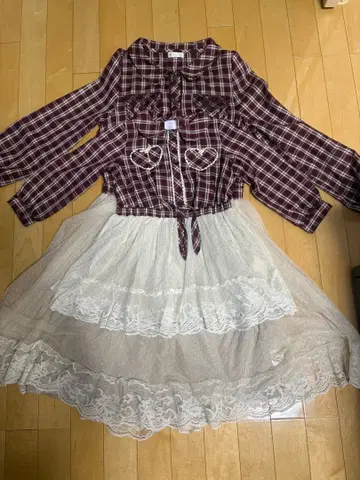 엑시즈팜 모녀 체크 무늬 원피스 엄마 M 어린이 110