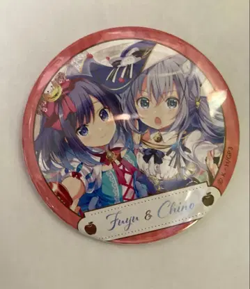 주문토끼 주문은 도쿄 애니메이션 센터입니까? 치노후유의 캔뱃지