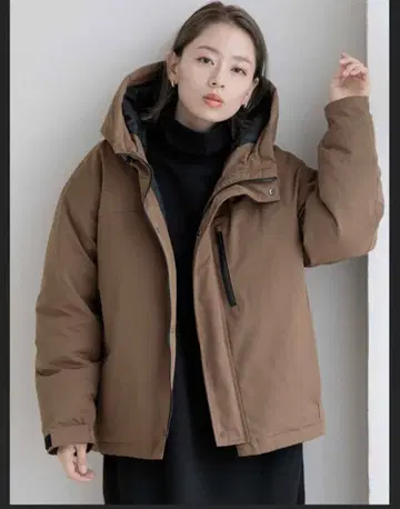 서니 라벨 다운 자켓