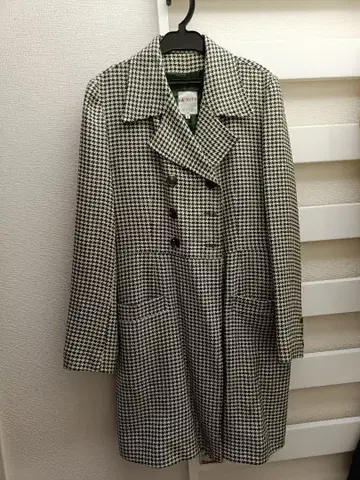 LA CITY 트렌치코트 하운드 투스 패턴 사이즈 1