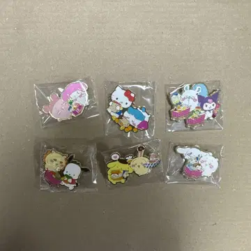 치이카와 산리오 슈퍼마켓 핀즈 컬렉션 6종