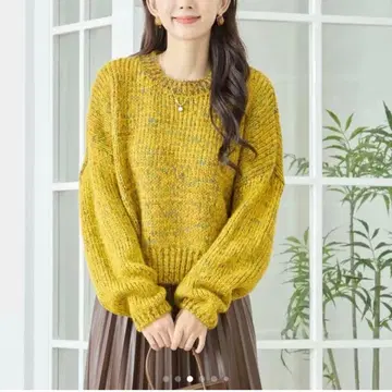 ABITOKYO 니트 머스타드