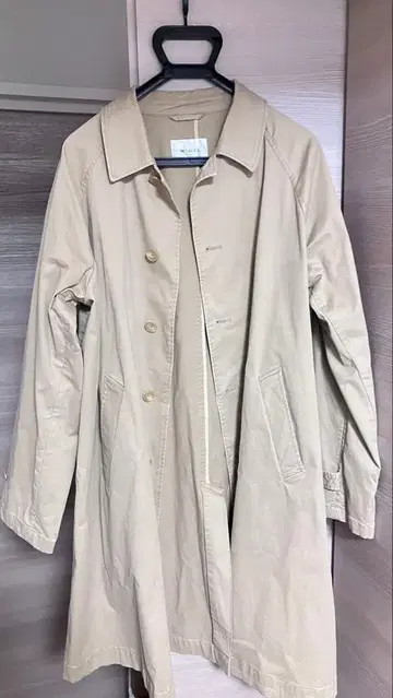 남성용 MORLES 베이지 스텐카라 코트