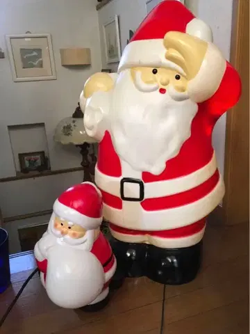 산타클로스 입상 세트 (라이트 포함)