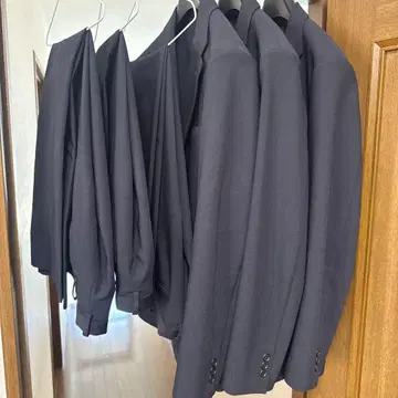 유니클로 감동 자켓 셋업 3벌 L 네이비 82 x 76 보정 없음