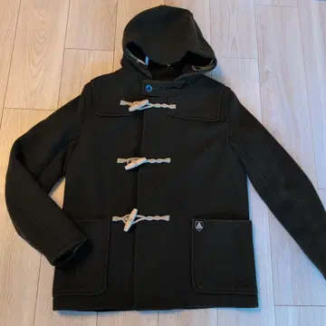 ORCIVAL 올리브 그린 후드 부착 더플 코트