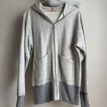 EVISU 에비수 그레이 후드티 사이즈 36