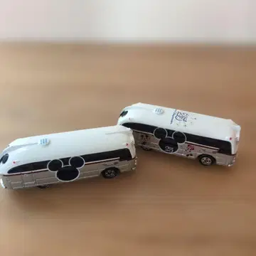 디즈니 버스 미니카 2대 세트