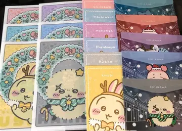 치이카와 (먼작귀) 클리어 파일 플랫 케이스 노트 세븐일레븐 굿즈 세트!