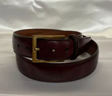 Brooks Brothers 가죽 벨트 36/90 다크 브라운