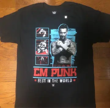 [ 새상품 미사용 ] WWE 공식 라이선스 CM 펑크 T셔츠