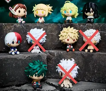 나의 히어로 아카데미아 제일복권 쵸코놋코 피규어 7개 세트