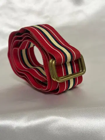 Brooks Brothers 리본 벨트 스트라이프 M