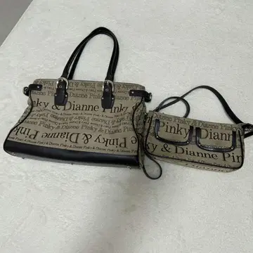 Pinky&Dianne 핸드백과 숄더백 올 패턴 Y2K 브라운