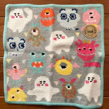 페이러 손수건 시냅슈&리틀 몬스터 페일 그린 헴