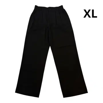 슬랙스 와이드 팬츠 백 밴딩 편안함 이지 팬츠 깔끔함 XL