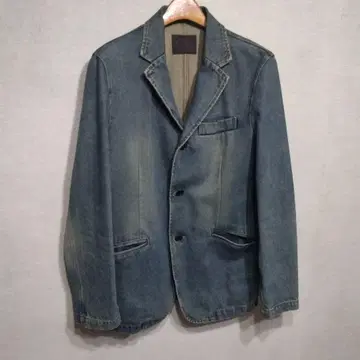 KIKUCHI TAKEO 데님 자켓 블루