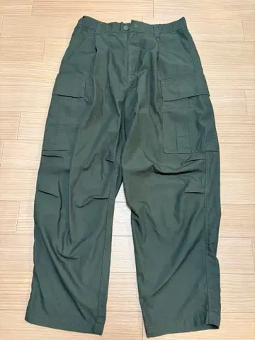 플리스 스토어 카고 팬츠 M65 와이드 팬츠 밀리터리 사이즈 M