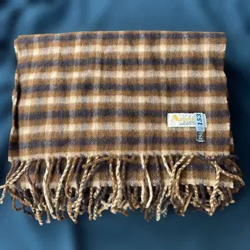 Aquascutum 체크 무늬 울 머플러