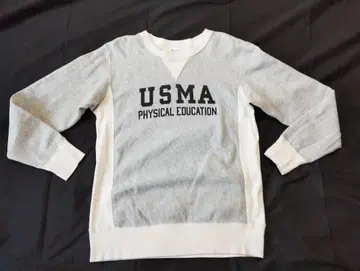 USMA 챔피온 양면 V 스웨트 셔츠 리버스 위브 M 빔즈 별주