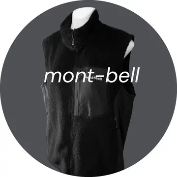 새상품급 몽벨 클라이마에어 베스트 남성용 블랙 mont-bell