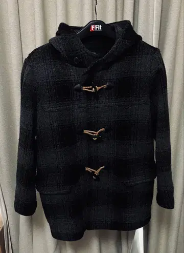 최종 가격 올드 GAP 다크 그레이 체크 더플 코트 XL