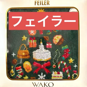 페이러 와코 손수건 와코 긴자 한정판 WAKO TREE 그린