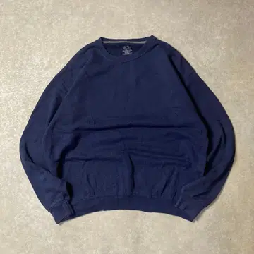 USA 구제 의류 프룻 오브 더 룸 무지 맨투맨 솔리드