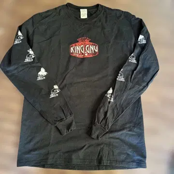 KING GNU 롱 슬리브 T셔츠 블랙 M 사이즈