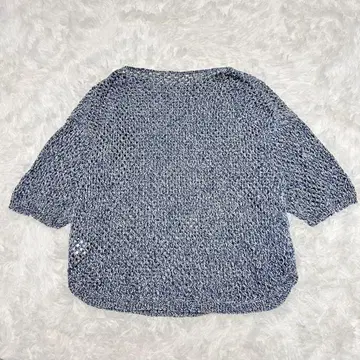 GIANNI LO GIUDICE 여성용 7부 소매 니트 L 실크