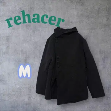 rehacer 레어셀 퀼팅 울 코트 사이즈 M