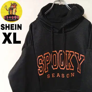 USA 구제 의류 SHEIN 스포츠 후드티 XL 블랙