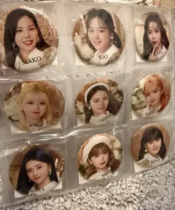 NiziU 캔뱃지 세트 판매