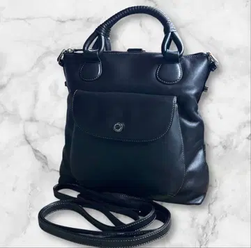 미사용급 HAMANO 하마노 가죽 백팩 숄더백